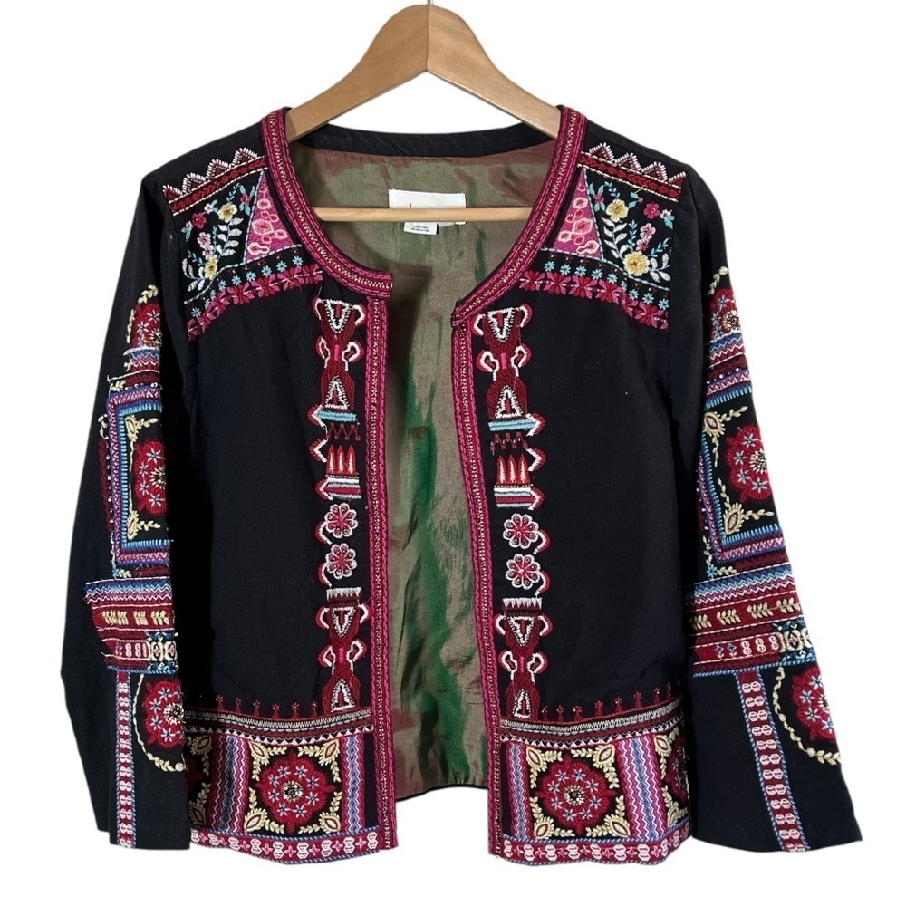 BY ANTHROPOLOGIE Abstract Embroidered Jacket - Picture 3 of 11